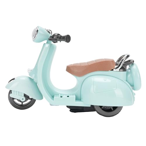 ZJchao Electric Doll Scooter Music Lights Fahrzeuge Spielzeug Desktop -Verzierung für Puppen (Blue) von ZJchao