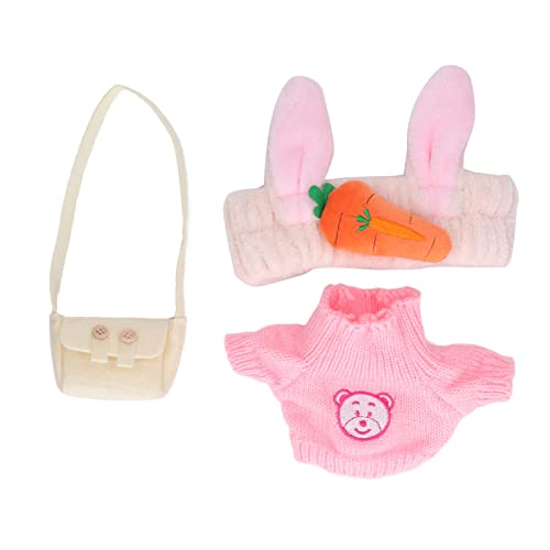 ZJchao Ente Stofftier, 3-teiliges Set Ente Plüschtier Kleidung Plüschtiere Stockente Stofftier mit Ihrem Kind, Indem Sie Gemeinsam Kreative DIY-Aktivitäten Durchführen, um den (F-Typ) von ZJchao