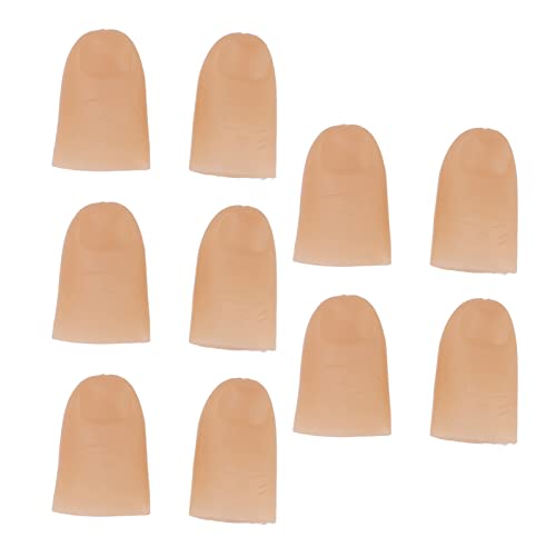 ZJchao Fingerlichter, 5 Paare Fingerleuchten Daumen Gefälschte Finger mit Mittelfinger mit Magischen Tricks, um Ihr Publikum zu Unterhalten und Ihre ACT zu Verbessern (Colorful) von ZJchao