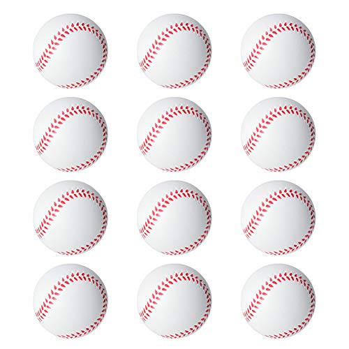 ZJchao Foam Übung Golfbälle, Weicher Bounce Stress Ball, Katzenspielzeug für Indoor -Spielzeugsportbälle, für Kinder Teenager über 6 Indoor -Outdoor -Ballspiele (Baseball) von ZJchao