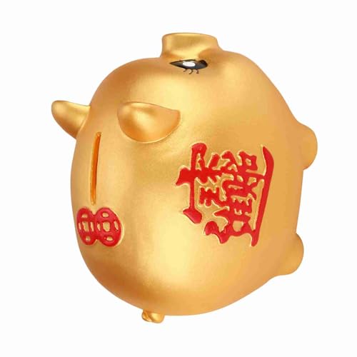 ZJchao Geldbox, Piggy Bank für Erwachsene Silikon 4,92 * 4,13 * 3,74 Zoll Geldsparbox Store 200 Münzen von ZJchao