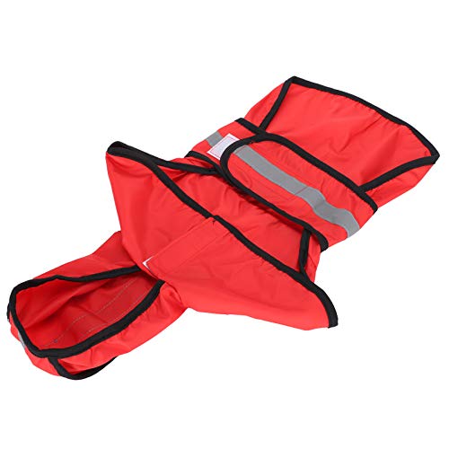 ZJchao Hund Regenmantel, Hund Regenjacke Reflektierender Hunde Regenmantel Verstellbarer Kapuzeponcho Hunde für Kleine Mittelgroße Große und Welpen (S) von ZJchao