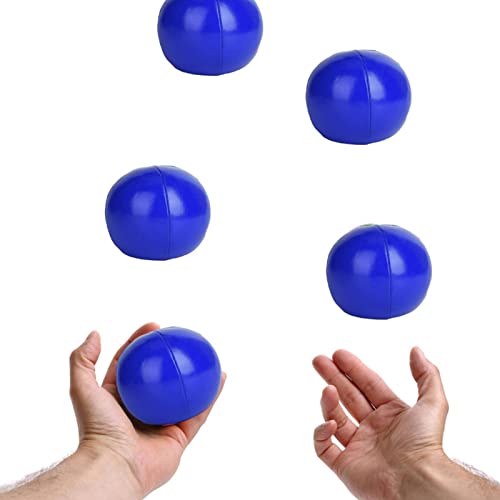 ZJchao Jonglieren Bälle, 3pcs Jonglieren Bälle Anfänger, von Bällen für Anfänger, die, Leicht Gewicht Soft Easy Jongling Ball, Am Besten für Erwachsene (Blue) von ZJchao