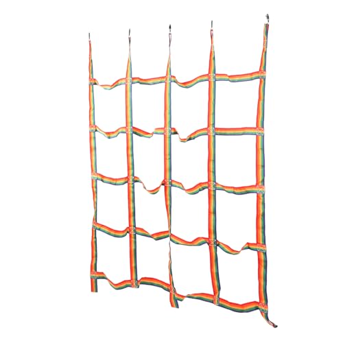 ZJchao Kinderklettern Net Climbing Cargo Net Climbing Seil Leiter 57 X 72 Zoll Outdoor -Spielausrüstung mit Anti -Slip -Design für Körperliche Entwicklung ZJchao Kinderklettern Net Climbing Cargo Net Climbing Seil Leiter 57 X 72 Zoll Outdoor -Spielausrüstung mit Anti -Slip -Design für Körperliche Entwicklung von ZJchao