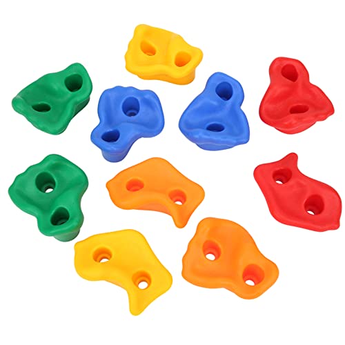 ZJchao Klettern Hält Set Kletterwandgriffe Klettersteine für den Spielplatz Im Freien Im Freien 10 Farbenfrohe Kunststoffhalte mit Strukturierter Oberfläche für Sicheren Griffe ZJchao Klettern Hält Set Kletterwandgriffe Klettersteine für den Spielplatz Im Freien Im Freien 10 Farbenfrohe Kunststoffhalte mit Strukturierter Oberfläche für Sicheren Griffe von ZJchao