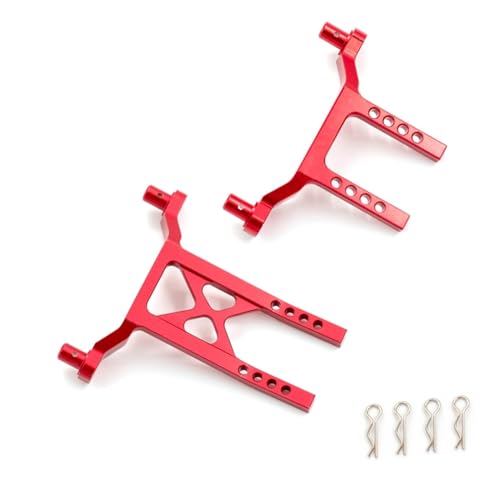 ZJchao Kontrollkörper Kontrollieren, Körperhalterungen Pfosten RC Body Mounts Stampede Body Body Mounts Posten Ersatz Fernbedienungsauto (Rot) von ZJchao
