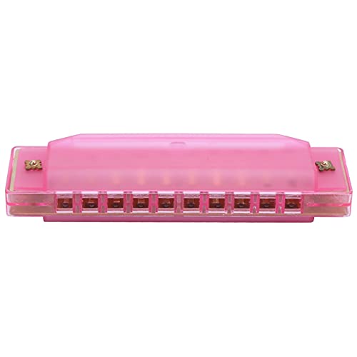 ZJchao Mundharmonika für Kinder, Bauchmuskeln und Metallmaterial Klein und Leicht Gewicht für Ihre Kinder und Musikliebhaber (PINK) von ZJchao