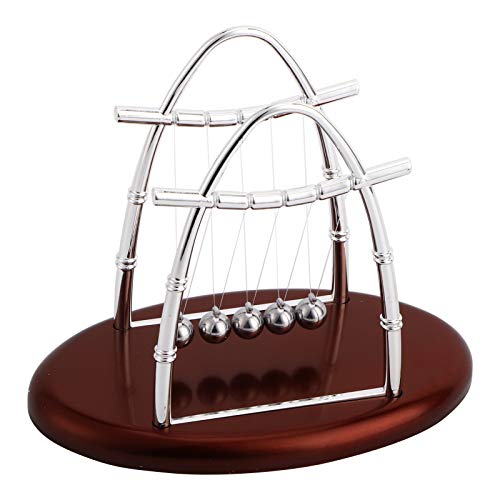 ZJchao Newtons Cradle, Perpetual -Motion -Schreibtierspielzeug Plastik und Eisenmaterial Silber Farbe Perpetual Motion Machine für Jede Schreibtisch-, Studien oder Büroumgebung ZJchao Newtons Cradle, Perpetual -Motion -Schreibtierspielzeug Plastik und Eisenmaterial Silber Farbe Perpetual Motion Machine für Jede Schreibtisch-, Studien oder Büroumgebung von ZJchao