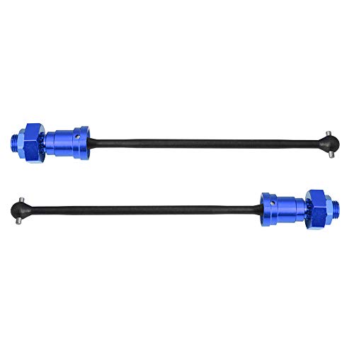 ZJchao RC -Antriebswelle, RC -Autoantriebswelle Teile 1Pair Vordere Heckwelle CVD Dogbone RC -Autoantriebswelle RC Upgrade -Teil für Xmaxx 1/5 Auto (7750S Silber) von ZJchao