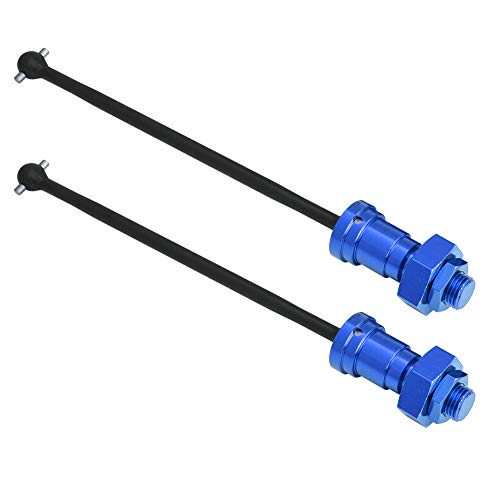 ZJchao RC -Antriebswelle, RC -Autoantriebswelle Teile 1Pair Vordere Heckwelle CVD Dogbone RC -Autoantriebswelle RC Upgrade -Teil für Xmaxx 1/5 Auto (7750nb dunkelblau) von ZJchao