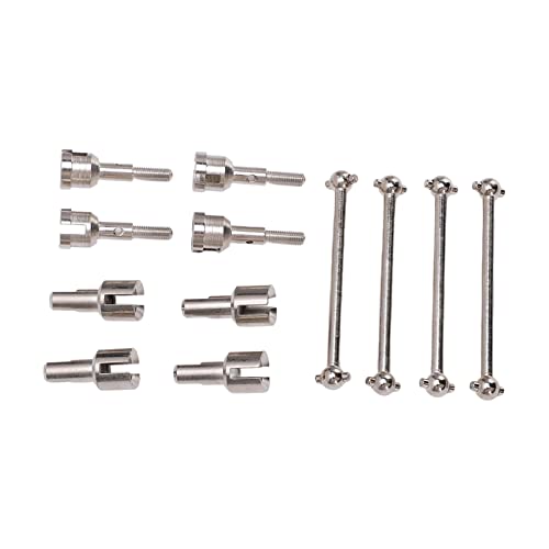 ZJchao RC Car Drive Cup, Aluminiumlegierung RC Dogbone Achse Diff Cup Set RC Car Drive -Wellen -RC -Auto -Differential mit Verbesserter Lenkstabilität für WLTOYS A949 A959 A969 A979 (Silver) von ZJchao