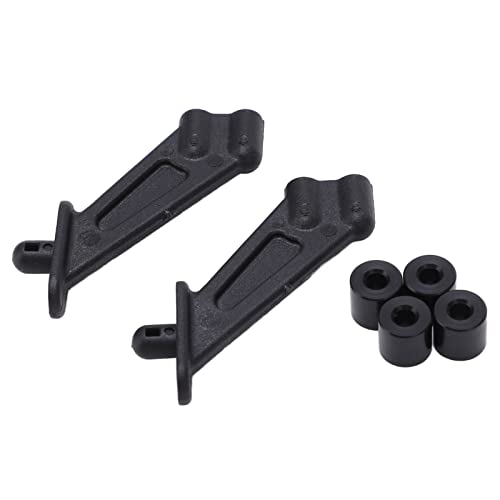ZJchao RC Heckflügelhalterung, RC -Auto Heckflügelhalterung Schwarz Plastikfestigkeit Ersatz -Auto Flügelhalterhalter Fling Mount Bracket für ZD Racing 7531 1/10 von ZJchao