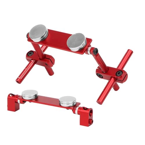 RC Magnetische Karosseriehalterung, Aluminiumlegierung mit Installationszubehör Magnetische Karosseriehalterung Unsichtbare Karosseriehalterung Säulensatz für HSP 1/10 von ZJchao
