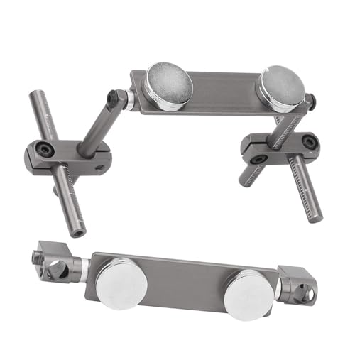 ZJchao RC Magnetische Karosseriehalterung, Aluminiumlegierung mit Installationszubehör Magnetische Karosseriehalterung Unsichtbare Karosseriehalterung Säulensatz für HSP 1/10 von ZJchao
