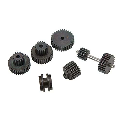 ZJchao RC -Metall -Stahl -Getriebegetriebe für RC -Auto, Hohe Festigkeit, Langlebig, Weder Resistent, Langer Lebensdauer, Fernbedienungsauto -Leistung Erhalten, Auto Laufen Lassen, von ZJchao