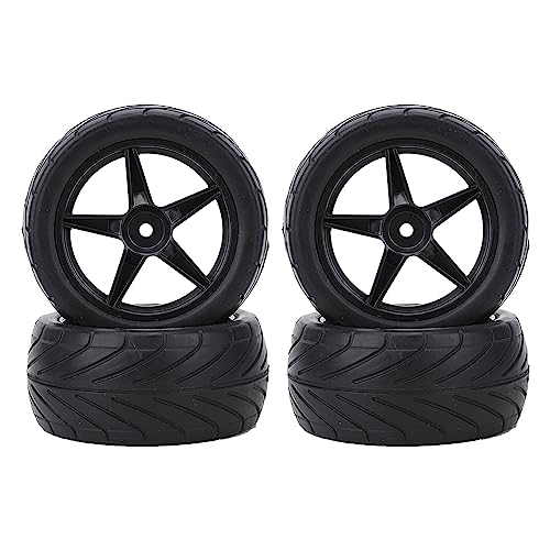 ZJchao RC -Reifen, RC - Reifen Zubehör 1/10 Auto Universal Autoteile Modifikation Teil Ersatz 85mm (Black) von ZJchao