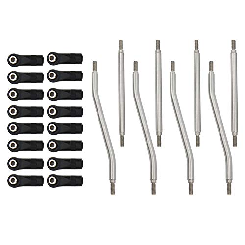 ZJchao RC -Verknüpfung, 8pcs Lenkstange Set RC Lenkverknüpfungsstange Edelstahl RC Lenkstange RC -Lenkungsverbindung für Axial Capra Axi03004 RC Car Car ZJchao RC -Verknüpfung, 8pcs Lenkstange Set RC Lenkverknüpfungsstange Edelstahl RC Lenkstange RC -Lenkungsverbindung für Axial Capra Axi03004 RC Car Car von ZJchao