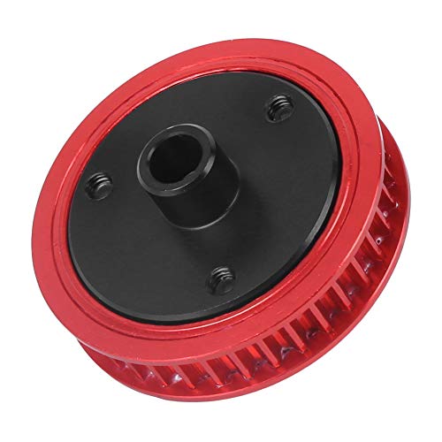 RC -Zahnräder, Gummigürtel -Getriebe Geändertes Getriebe Getriebegrad Getriebe Motor RC -Autotorte für Axiale SCX10 RC -Automodell Angepasst (Rot) von ZJchao