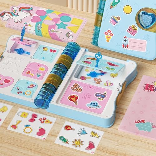ZJchao Sammelalbüste, Mädchen Magisches Überraschung Buch Geheimnis Spaß über Überraschung Schachtel Schmuck Schreibwaren Tagebuch Prinzessin Diaries Stationäre Set für Mädchen Prinzessin von ZJchao