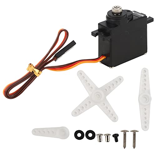 ZJchao Servo Motor, JX PDI -1171MG 17G Metal Gear Core Motor Servo Motors Upgrade RC Servo für RC -Modelle (Black) von ZJchao