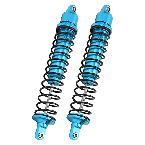 ZJchao Stoßdämpfer für Xmaxx 1/5, Stahl + Aluminiumlegierung, Verbesserte Leistung für RC -Autos, 235 Mm Länge, Anwendbar für Electric, Baja -Benzinautos und Andere RC -Autos (Blue) von ZJchao