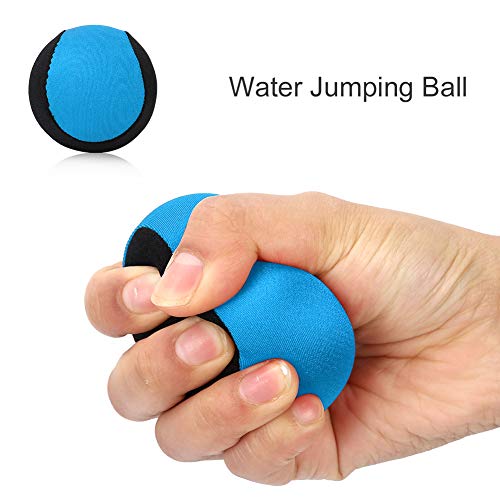 ZJchao Strandball, Wasser Bouncing Ball Beach Games Swimming Pool Bälle Pool -Spiele für und Erwachsene Lustige Strandspielzeug & Spiele (Schwarz Blau) von ZJchao