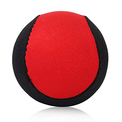 ZJchao Strandball, Wasser Bouncing Ball Beach Games Swimming Pool Bälle Pool -Spiele für und Erwachsene Lustige Strandspielzeug & Spiele (Schwarz Rot) von ZJchao