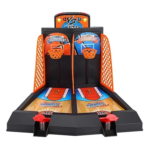ZJchao Tabletop-Basketballspielspielzeug, Tabletop-Spiele, Basketballgeschenke, 2-Spieler-Desktop-Basketballparty-Gefälligkeiten, Indoor-Basketballspiel für Kinder und Erwachsene ZJchao Tabletop-Basketballspielspielzeug, Tabletop-Spiele, Basketballgeschenke, 2-Spieler-Desktop-Basketballparty-Gefälligkeiten, Indoor-Basketballspiel für Kinder und Erwachsene von ZJchao