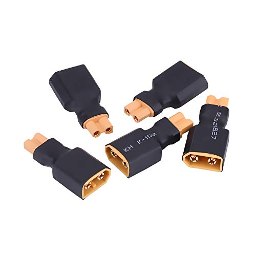 ZJchao XT30-Stecker auf XT60-Buchse-Adapter, XT30 auf XT60-Stecker-Adapter, RC-Drohnen-Stecker-Adapter, 2 Typen, 5 Stück Pro Set, XT30 auf XT60 Batterie-Adapter-Stecker, ZJchao XT30-Stecker auf XT60-Buchse-Adapter, XT30 auf XT60-Stecker-Adapter, RC-Drohnen-Stecker-Adapter, 2 Typen, 5 Stück Pro Set, XT30 auf XT60 Batterie-Adapter-Stecker, von ZJchao
