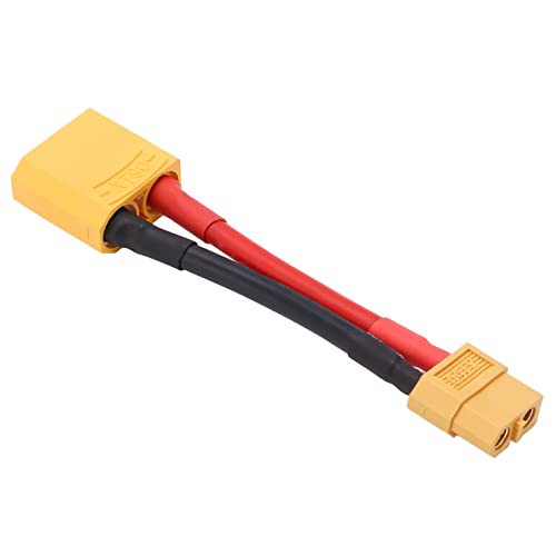 ZJchao XT60 Bis XT90 Adapter, XT60 Weiblich zu XT90 Männlicher Anschluss mit Soft Silicon Connector -Anschluss für RC -Car Modellflugzeugmodellmodell von ZJchao