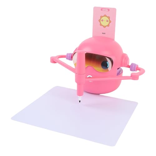ZJchao Zeichnen Roboter für mit 100 Karten 12 Farbstifte, Vorschulbildung Montessori Automalerei Lernspielzeug für Jungen Mädchen (Rosenate) von ZJchao