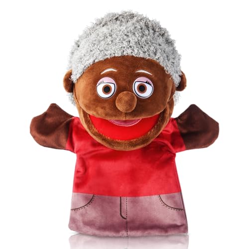Familien-Handpuppen, 30,5 cm, für Großeltern, Mutter, Vater, Bruder, Schwester, Plüsch-Handpuppe, Spielzeug, Rollenspiel, Spielzeug, Puppen für Kinder, Geschichtenerzählen, fantasievolles Rollenspiel Familien-Handpuppen, 30,5 cm, für Großeltern, Mutter, Vater, Bruder, Schwester, Plüsch-Handpuppe, Spielzeug, Rollenspiel, Spielzeug, Puppen für Kinder, Geschichtenerzählen, fantasievolles Rollenspiel von ZJoey