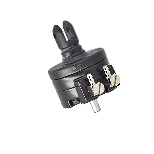Hydraulische Rohrpresszange Mini Hydraulische Spinner-Metallrotation for 1/14 RC Hydraulische Baggermuster Tamiya Truck Upgrade-Teile(One Black Set) von ZKLGS