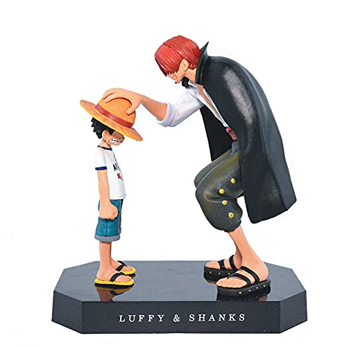 ZKTSRY Anime One Piece Shanks Touching Luffy Figures Action Figure Model, Cake Topper Birthday Cake Decoration Anime Ninja Theme Doll Figure ZKTSRY Anime One Piece Shanks Touching Luffy Figures Action Figure Model, Cake Topper Birthday Cake Decoration Anime Ninja Theme Doll Figure von ZKTSRY