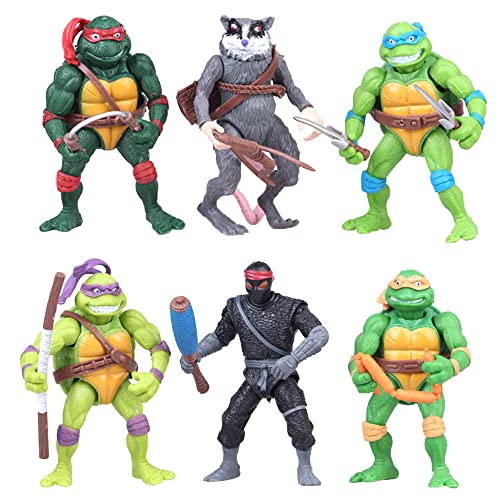 anime Ninja Action Turtles Figuren Spielzeug-Set, Action Turtles Toppers Spielzeug-Set, 6-teiliges Set, 11,9 cm anime Ninja Action Turtles Figuren Spielzeug-Set, Action Turtles Toppers Spielzeug-Set, 6-teiliges Set, 11,9 cm von ZKTSRY