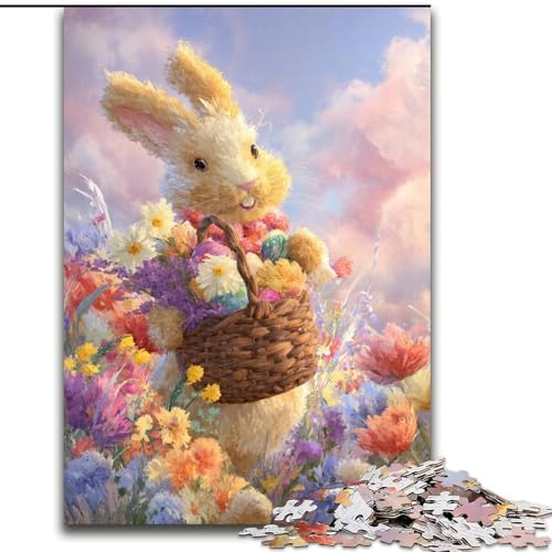 1000 Teile Puzzle Geschenke Osterhase Holzpuzzle 26X38CM Denksportaufgabe Spiel, Interaktives Familienspiel, Geeignet für Kinder ab 14 Jahren 1000 Teile Puzzle Geschenke Osterhase Holzpuzzle 26X38CM Denksportaufgabe Spiel, Interaktives Familienspiel, Geeignet für Kinder ab 14 Jahren von ZKYUBEK
