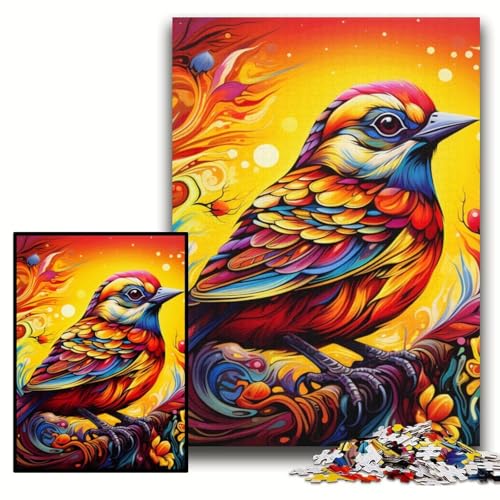 1000 Teile Puzzle Geschenke Spatz Holzpuzzle 50x75cm Muttertag, Geburtstag, Weihnachten 1000 Teile Puzzle Geschenke Spatz Holzpuzzle 50x75cm Muttertag, Geburtstag, Weihnachten von ZKYUBEK