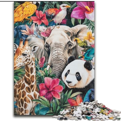 1000 Teile Puzzle Geschenke Tierwelt Holzpuzzle 26X38CM Denksportaufgabe Spiel, Interaktives Familienspiel, Geeignet für Kinder ab 14 Jahren 1000 Teile Puzzle Geschenke Tierwelt Holzpuzzle 26X38CM Denksportaufgabe Spiel, Interaktives Familienspiel, Geeignet für Kinder ab 14 Jahren von ZKYUBEK