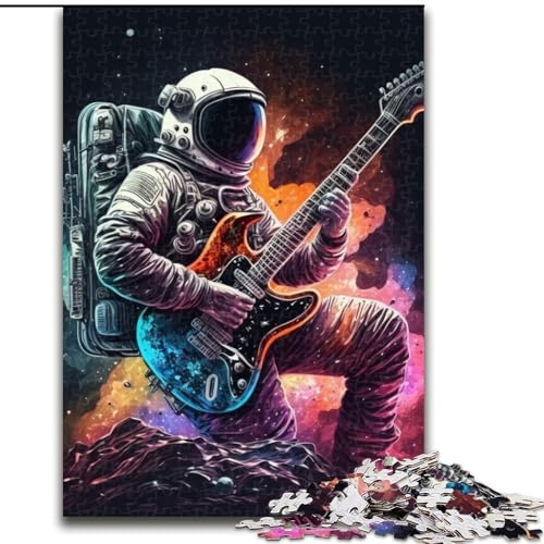 1000-Teile-Puzzle für Erwachsene, Astronaut spielt Gitarre, schwierige Puzzles für Erwachsene, Größe 26x38cm, Denksportspiel, interaktives Familienspiel, geeignet für Kinder ab 14 Jahren 1000-Teile-Puzzle für Erwachsene, Astronaut spielt Gitarre, schwierige Puzzles für Erwachsene, Größe 26x38cm, Denksportspiel, interaktives Familienspiel, geeignet für Kinder ab 14 Jahren von ZKYUBEK