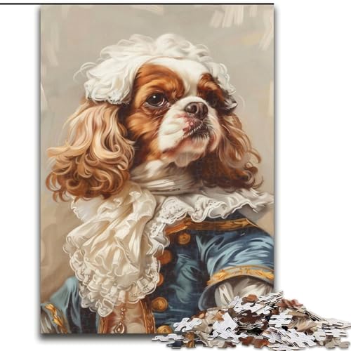 1000-Teile-Puzzle für Erwachsene, Cavalier King Charles Spaniel, Unmögliches Puzzle für Erwachsene, 50x75cm, für Teenager und Familien, perfekte DIY-Dekoration und knifflige Herausforderung 1000-Teile-Puzzle für Erwachsene, Cavalier King Charles Spaniel, Unmögliches Puzzle für Erwachsene, 50x75cm, für Teenager und Familien, perfekte DIY-Dekoration und knifflige Herausforderung von ZKYUBEK