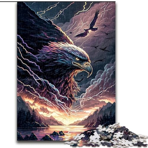 1000-Teile-Puzzle für Erwachsene, Fantasy-Adler, anspruchsvolle Puzzles, Größe 26x38cm, anspruchsvolles Denkspiel, Familienaktivität, Heimdekoration 1000-Teile-Puzzle für Erwachsene, Fantasy-Adler, anspruchsvolle Puzzles, Größe 26x38cm, anspruchsvolles Denkspiel, Familienaktivität, Heimdekoration von ZKYUBEK