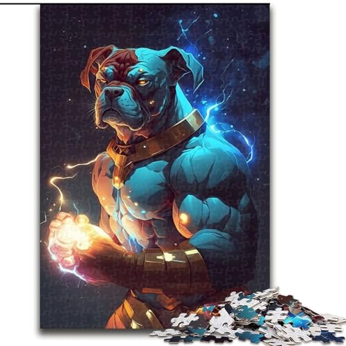 1000-teiliges Boxer-Hunde-Puzzle für Erwachsene, Größe 50x75cm, anspruchsvolles Denkspiel für Teenager, Spaß für den Spieleabend mit der Familie von ZKYUBEK