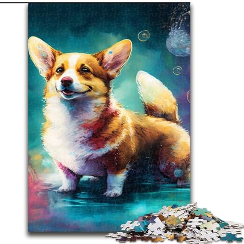 1000-teiliges Corgi-Puzzle, Größe 50x75cm, anspruchsvolles Denkspiel für Teenager, unterhaltsames interaktives Spiel für die ganze Familie 1000-teiliges Corgi-Puzzle, Größe 50x75cm, anspruchsvolles Denkspiel für Teenager, unterhaltsames interaktives Spiel für die ganze Familie von ZKYUBEK