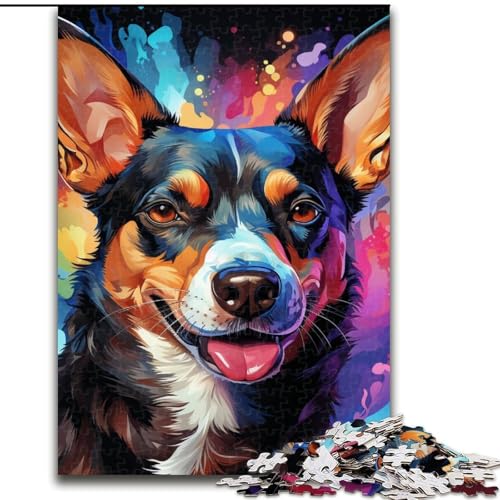 1000-teiliges Hunde-Puzzle, Größe 50x75cm, Familie und Freunde, geeignet für Kinder ab 14 Jahren 1000-teiliges Hunde-Puzzle, Größe 50x75cm, Familie und Freunde, geeignet für Kinder ab 14 Jahren von ZKYUBEK