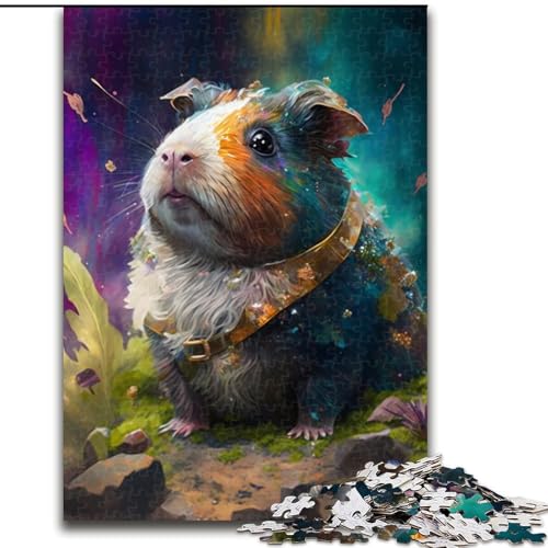 1000-teiliges Puzzle, Fantasie-Meerschweinchen, unmögliches Puzzle für Erwachsene, Größe 26x38cm, perfektes DIY-Kunstdekor oder Geburtstagsgeschenk von ZKYUBEK