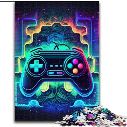 1000-teiliges Puzzle, Neon-Spiel, anspruchsvolle Puzzles, Größe 50x75cm, anspruchsvolles Denkspiel – entspannendes Spielzeug für Teenager von ZKYUBEK