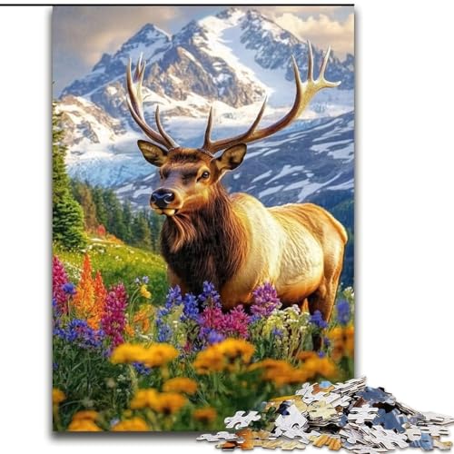 1000-teiliges Puzzle „Alpengämse“ für Erwachsene, 50x75cm, Eltern, Partner, Freunde – ab 14 Jahren 1000-teiliges Puzzle „Alpengämse“ für Erwachsene, 50x75cm, Eltern, Partner, Freunde – ab 14 Jahren von ZKYUBEK