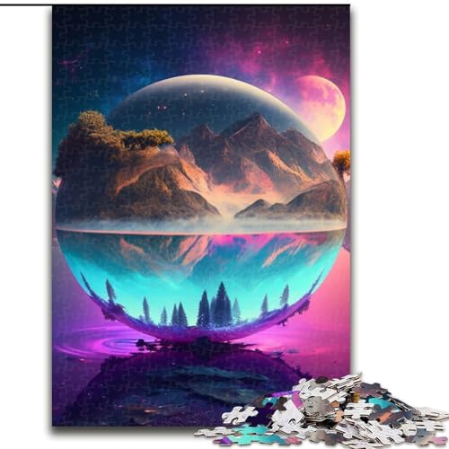 1000-teiliges Puzzle „Außerirdische Planetenlandschaft“, schwierige Puzzles für Erwachsene, Größe 50x75cm, Denkspiel für Teenager und Familieninteraktion von ZKYUBEK