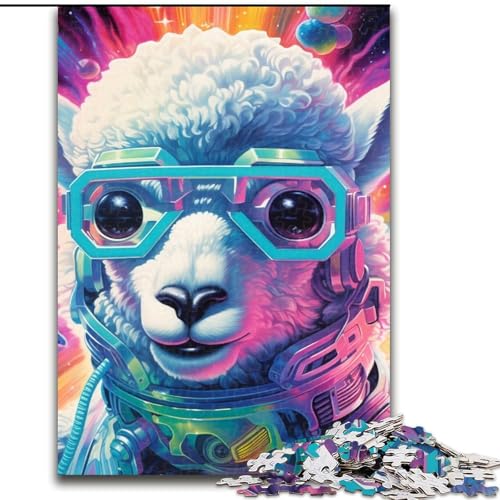 1000-teiliges Puzzle „Bunte Alpakas“, Holzpuzzle für Erwachsene, Größe 50x75cm, Spaß für den Familienspielabend, dekoratives Kunstwerk zum Selbermachen 1000-teiliges Puzzle „Bunte Alpakas“, Holzpuzzle für Erwachsene, Größe 50x75cm, Spaß für den Familienspielabend, dekoratives Kunstwerk zum Selbermachen von ZKYUBEK