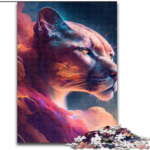 1000-teiliges Puzzle „Cougar Nebula“ für Erwachsene, Größe 50x75cm, Entspannung und Herausforderung, farbenfrohe Kunst zur Heimdekoration, Freunde 1000-teiliges Puzzle „Cougar Nebula“ für Erwachsene, Größe 50x75cm, Entspannung und Herausforderung, farbenfrohe Kunst zur Heimdekoration, Freunde von ZKYUBEK